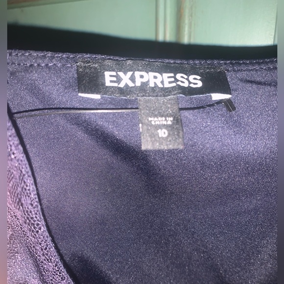 Gorgeous navy blue dress with tulle skirt. Excellent condition! - Picture 3 of 3